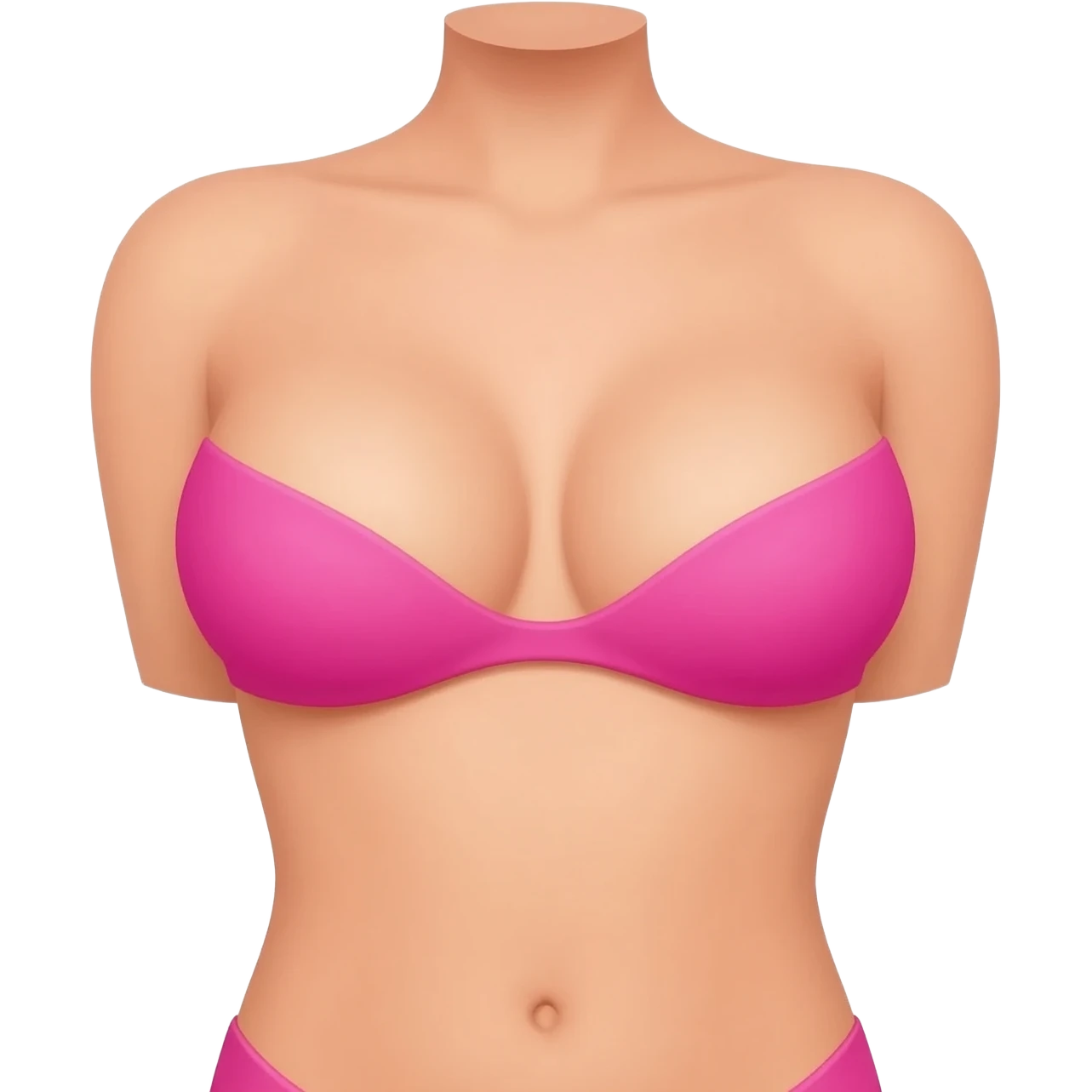 Geile brüste im rosa bikini aber nur die brüste ohne gesicht aber mit dem oberkörper abgebildet bis zum bauch und man soll die nippel leicht erkennen emoji