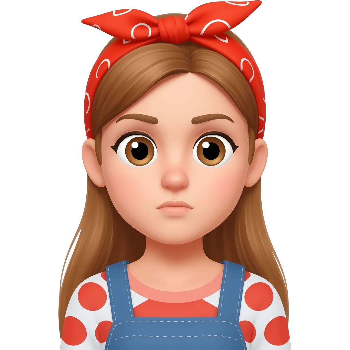 Девушка с платком на голове жест «не знаю», «Без понятия» emoji