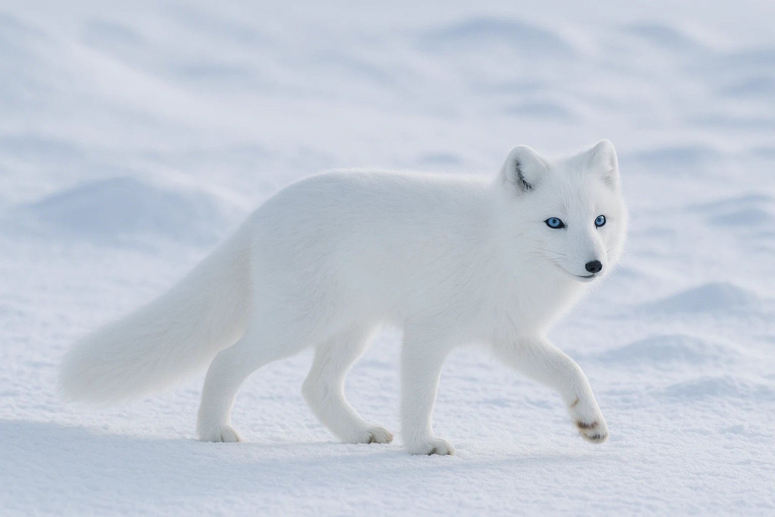 Arctic fox emoji