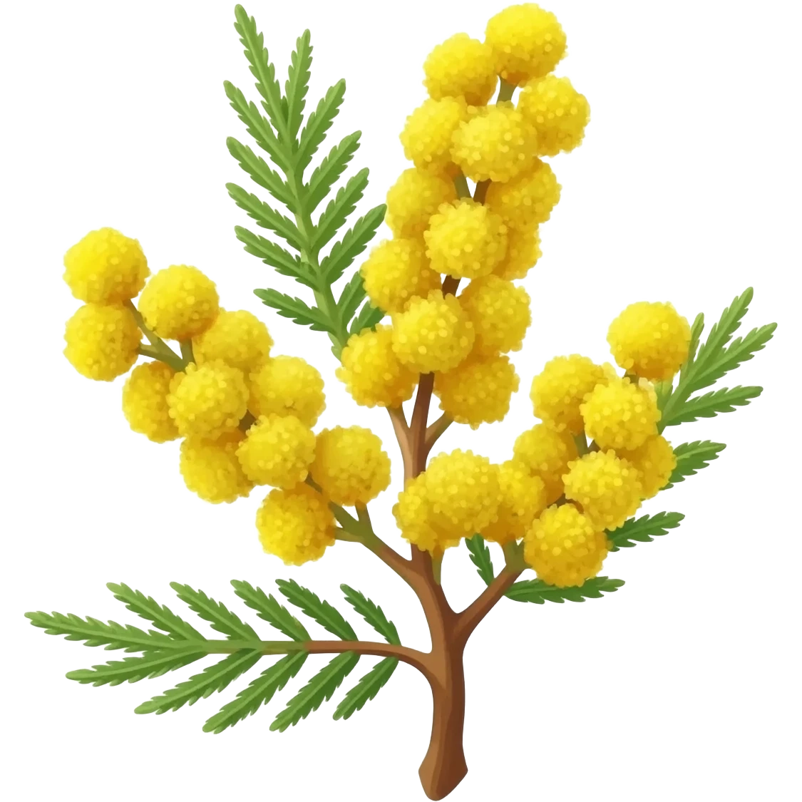 Ramoscello di mimosa emoji