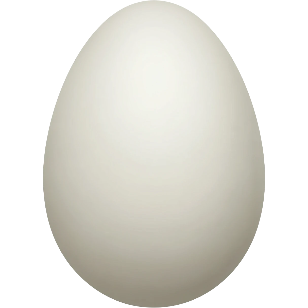White egg emoji