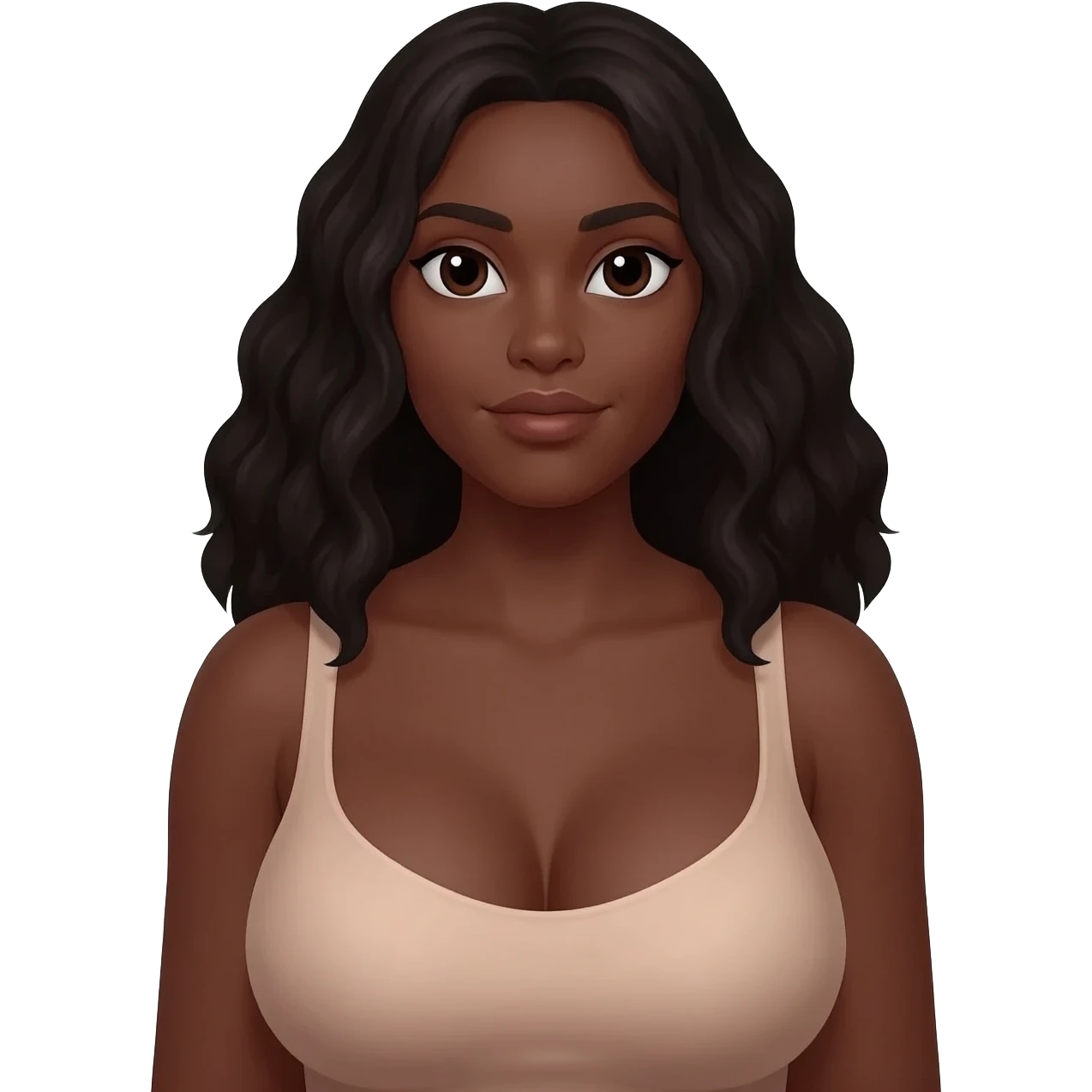 ثديين كبيرين بشرة سوداء emoji