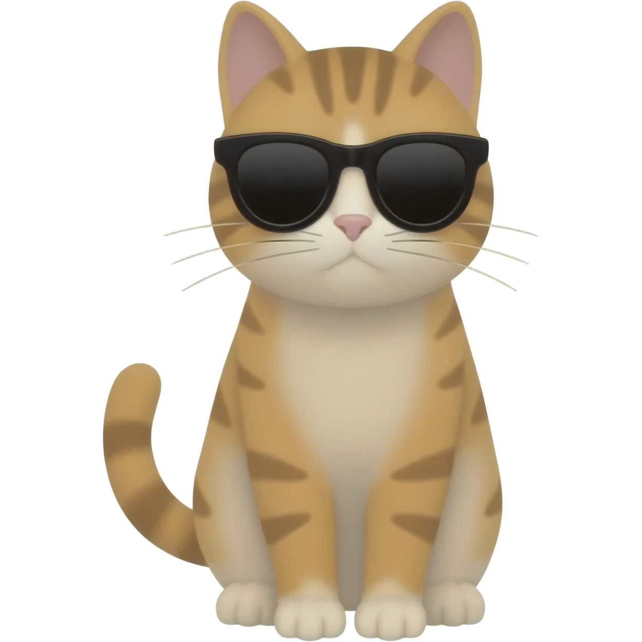 Cat wearing sunglasses emoji