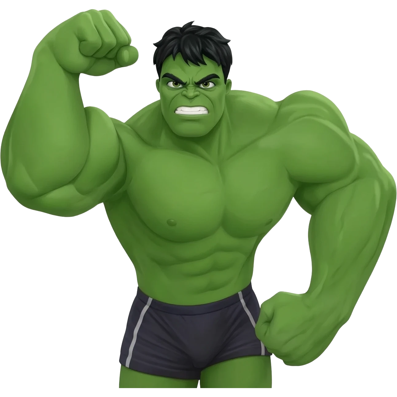 Hulk in briefs emoji