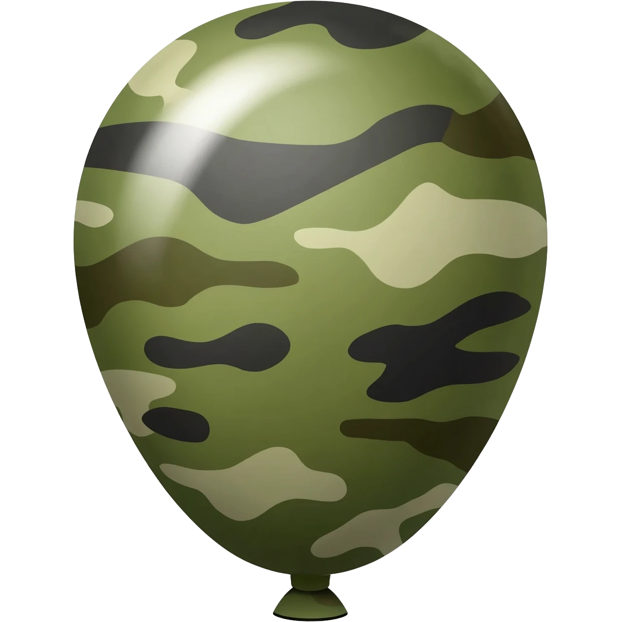 Camo balloon emoji