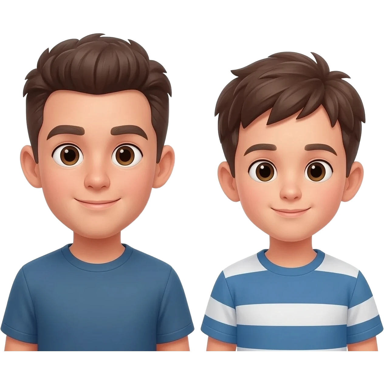 Big brother with small brother emoji