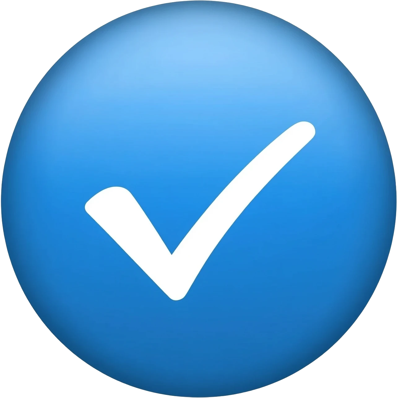 ✔️🔵 porfavor fassa o verificado branco blz emoji