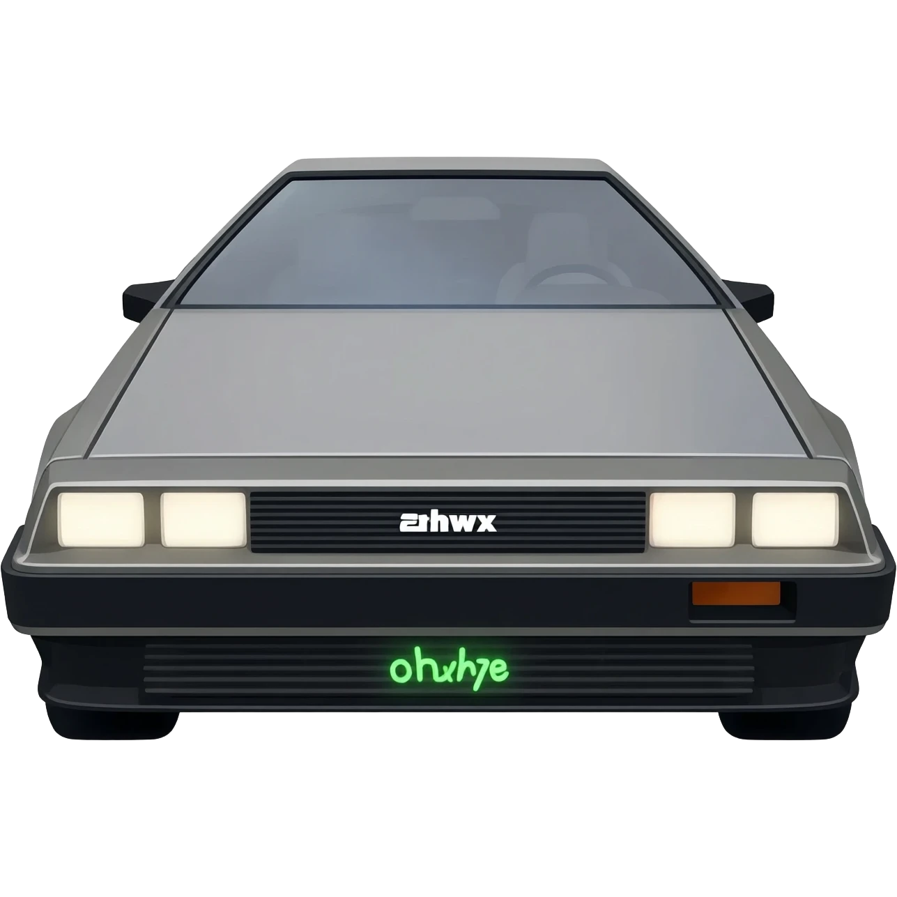 DeLorean Time Machine from Back to the Future emoji
