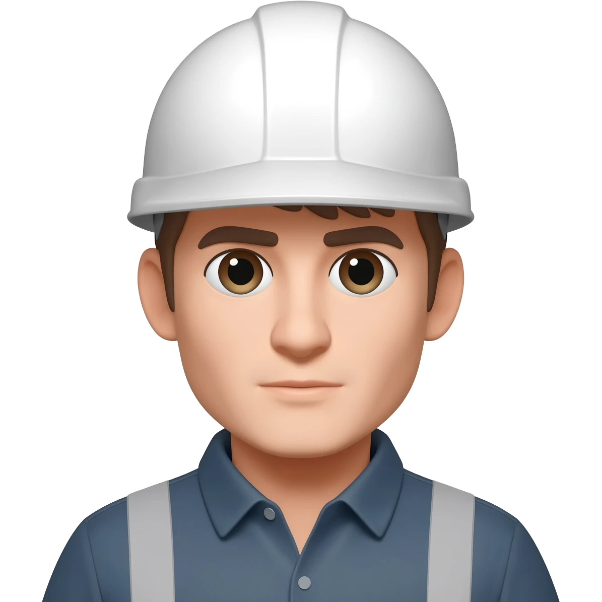 Ingeniero casco blanco emoji