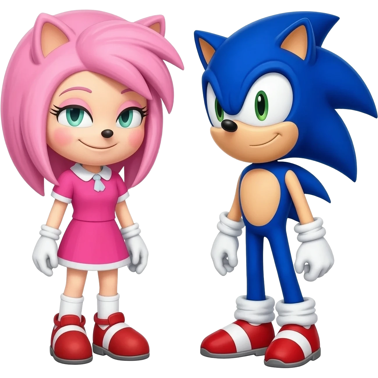 Sonic and Amy emoji