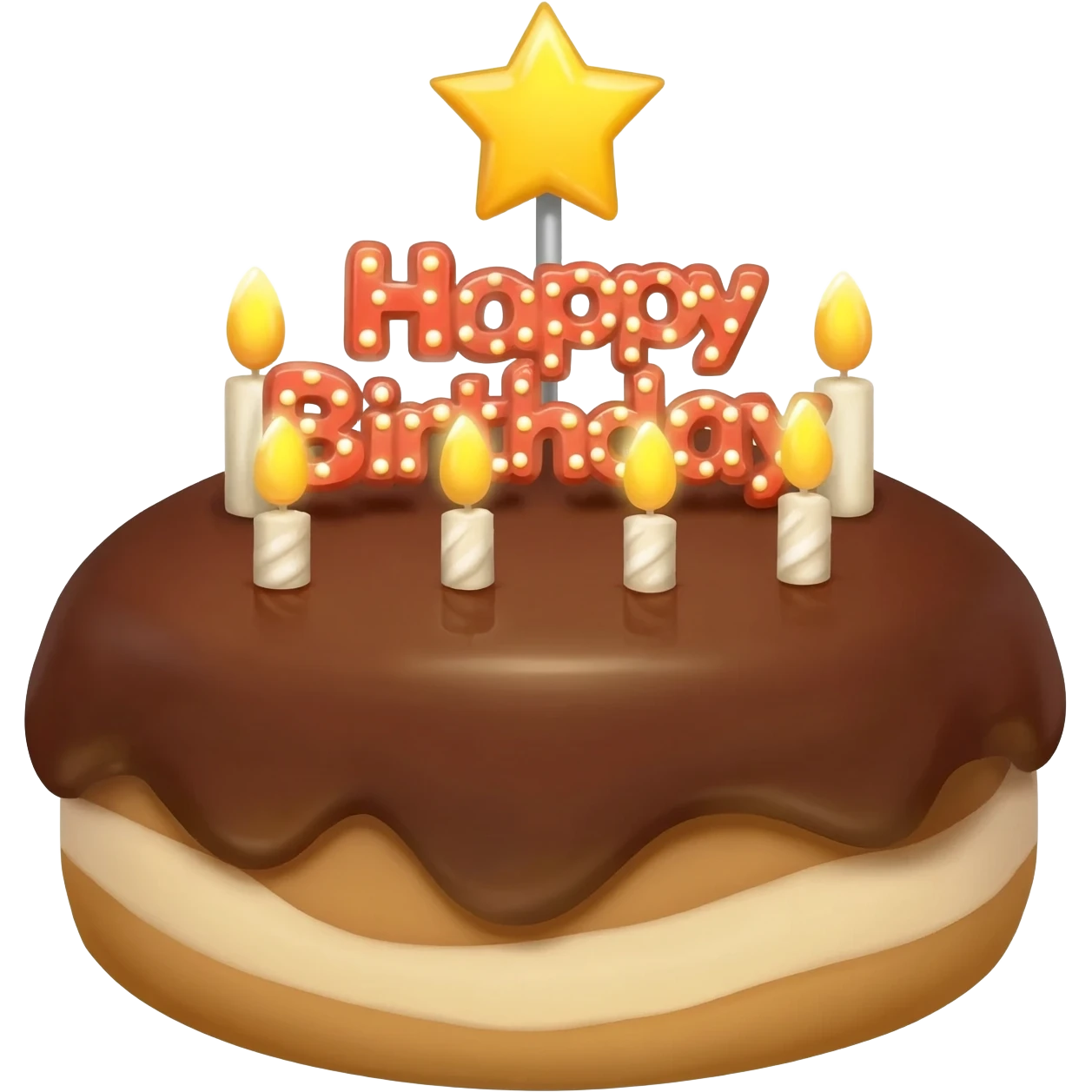 Happy birthday cake emoji