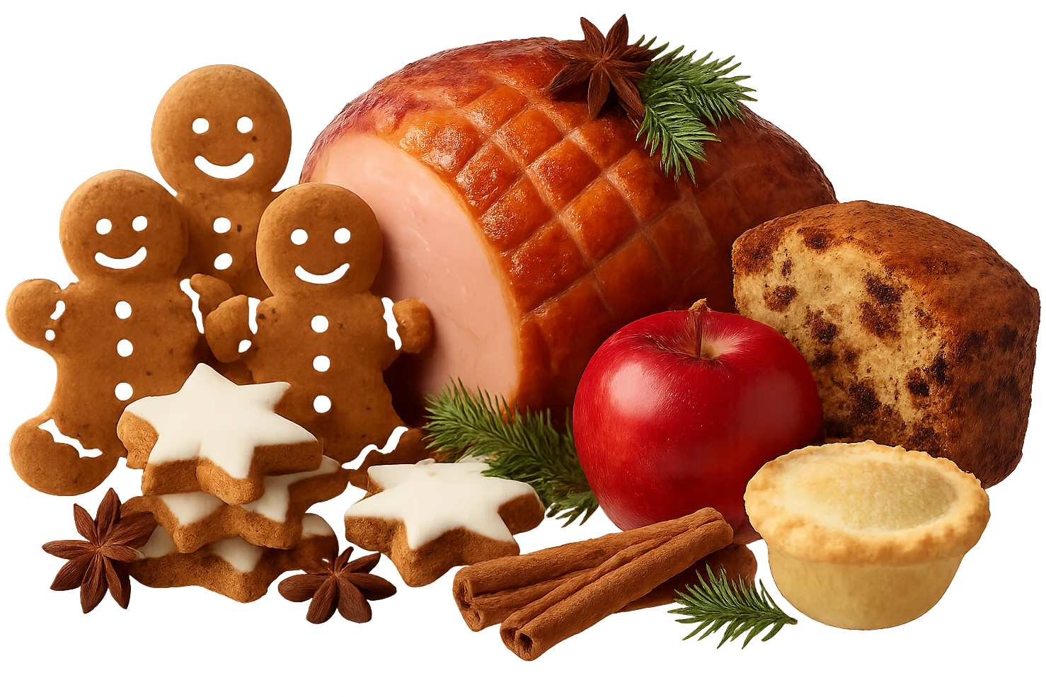 Christmas food, remove background emoji