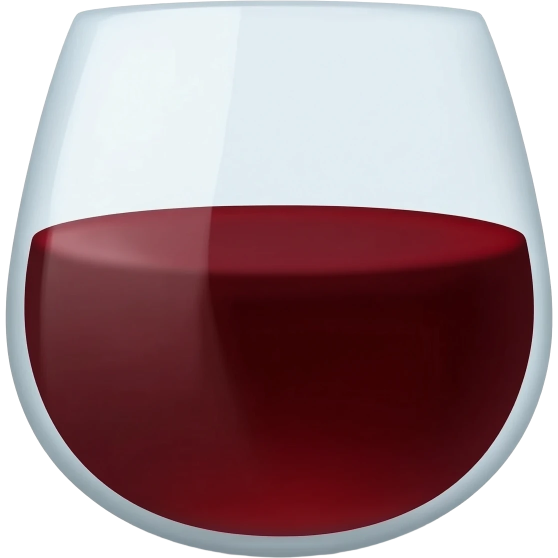 red wine alcohol in the cup of in the glass emoji