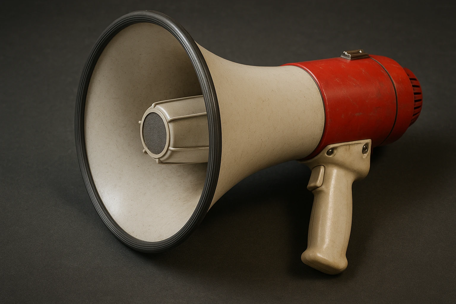 megaphone, 3D realistic style emoji