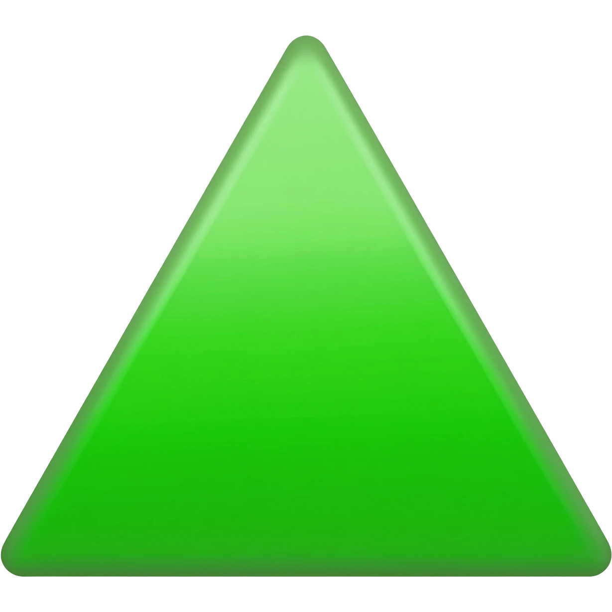 Green Triangle emoji