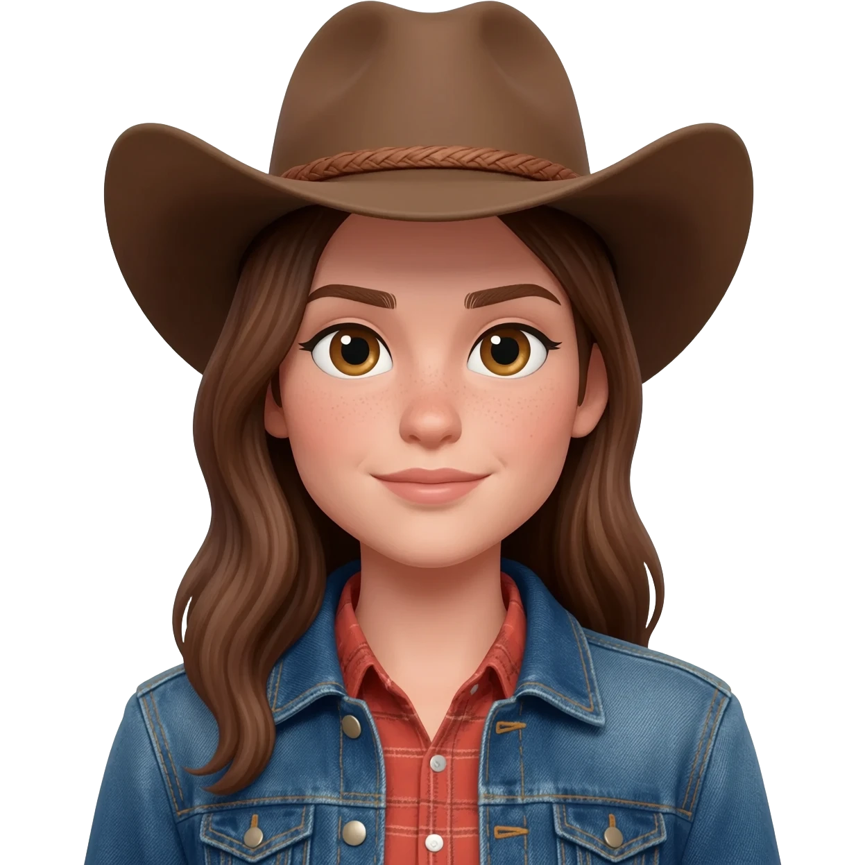 cowboy girl emoji