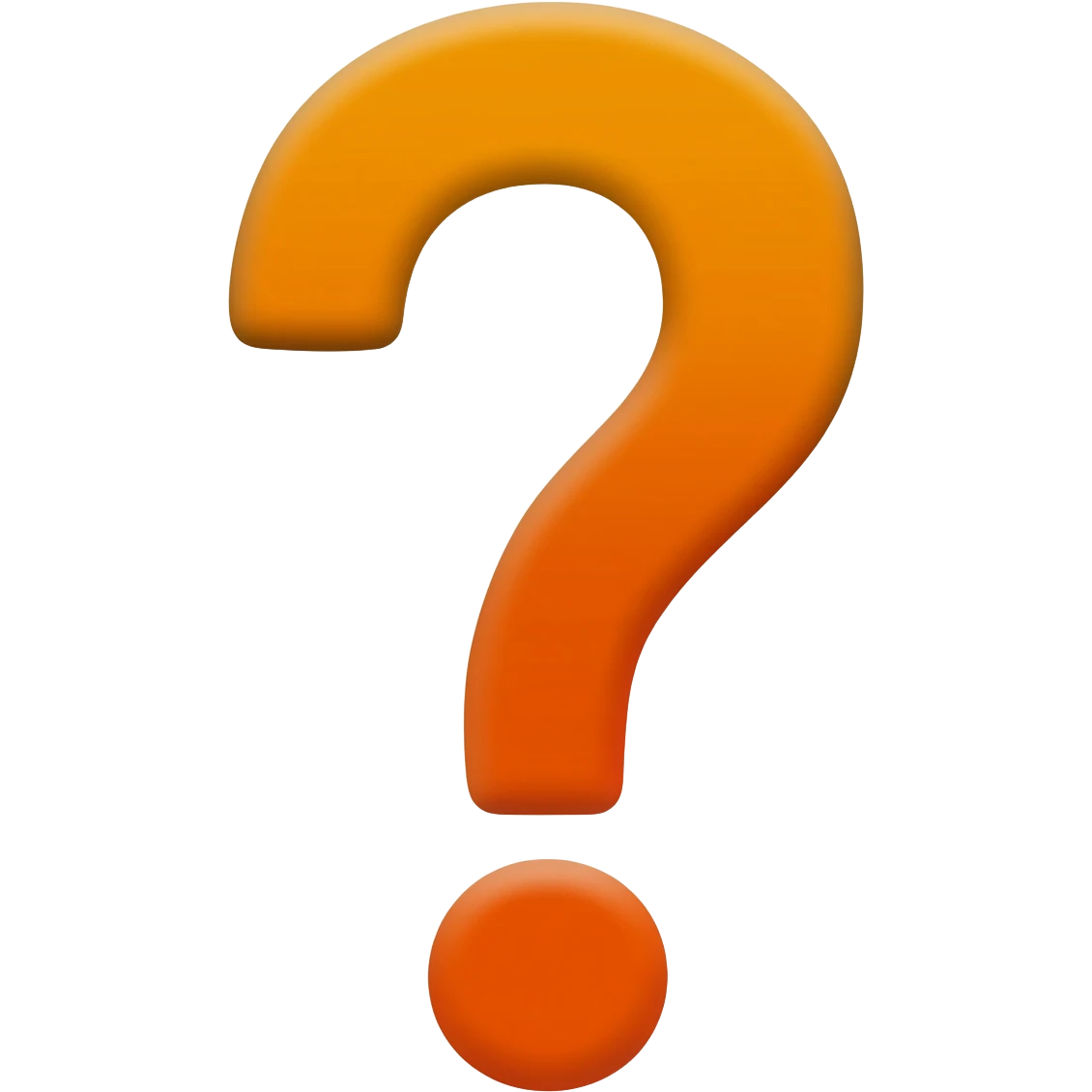 Upside down question mark emoji