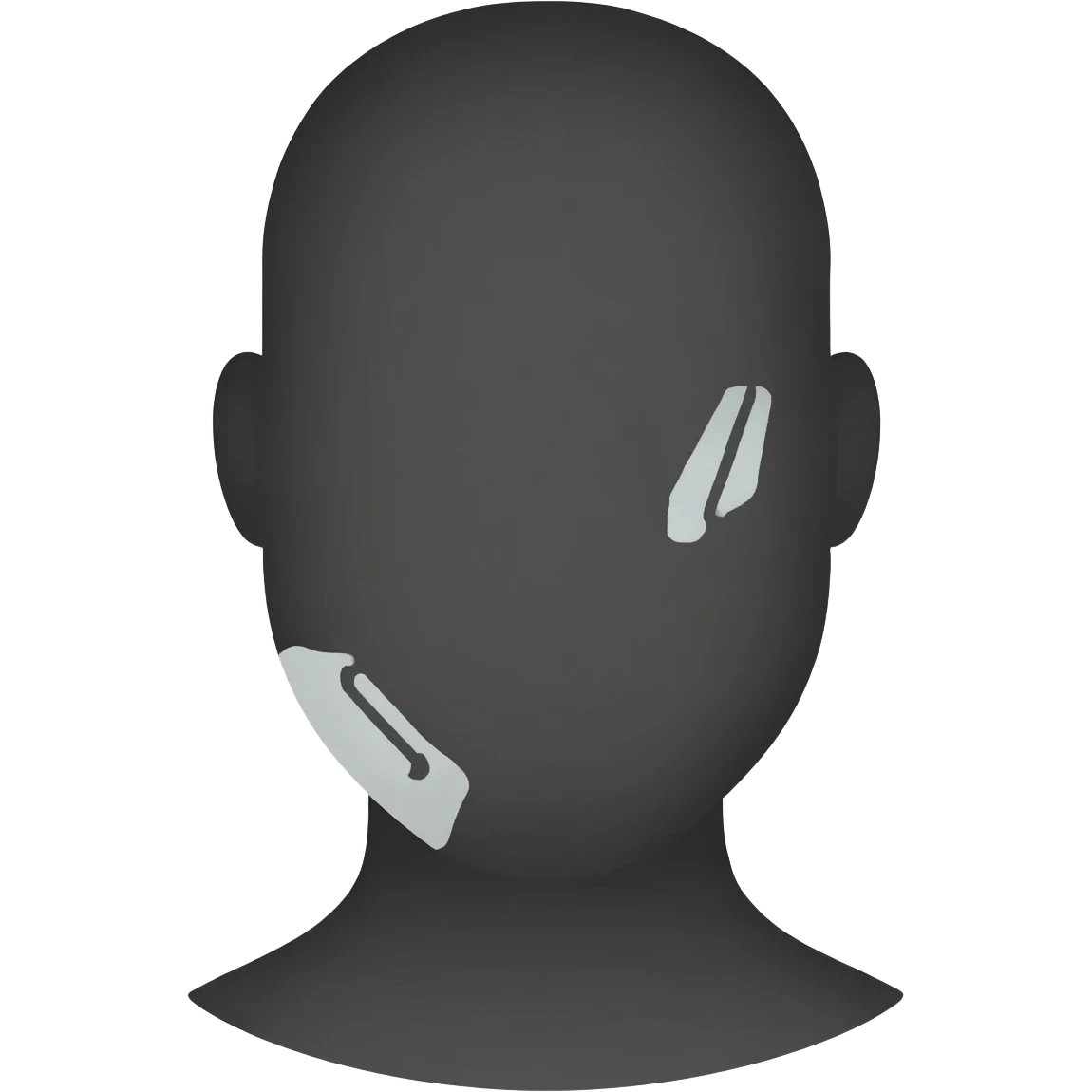 Combat paralysis silhouette emoji