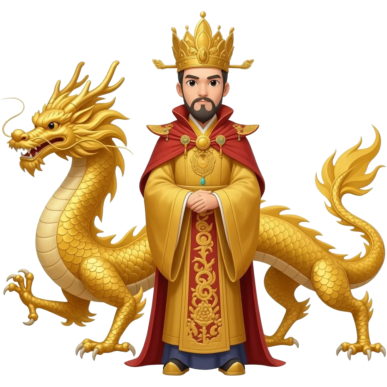 31. golden dragon emperor emoji