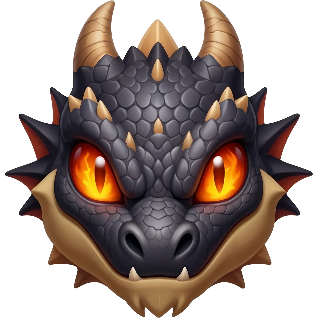 Light fury face in how to train your dragon dragon emoji