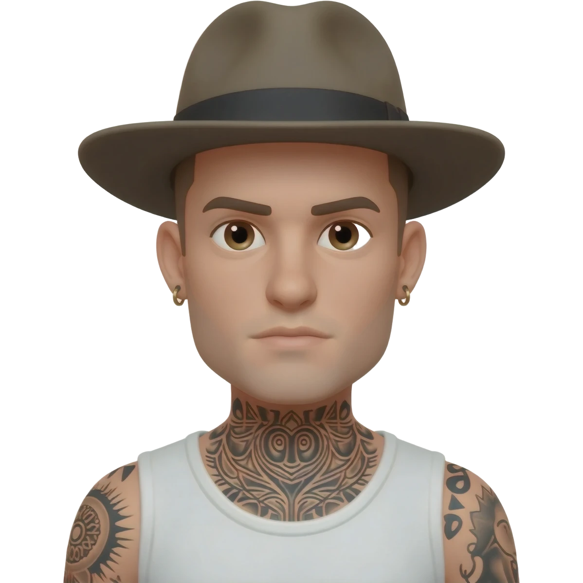 tattoos and hats emoji