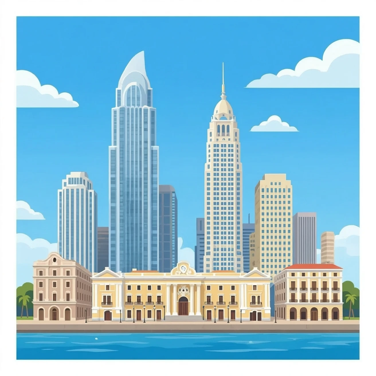 grandes edificios pr solol uno emoji