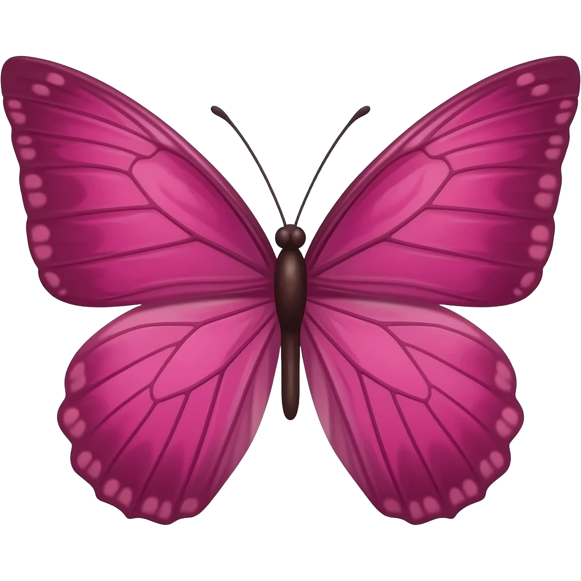 pink butterfly emoji