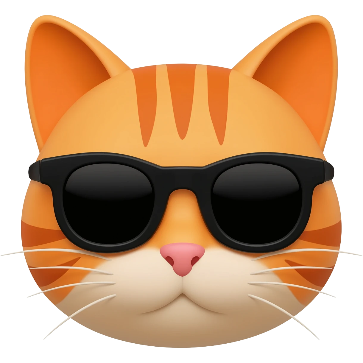 Cat wearing sunglasses emoji