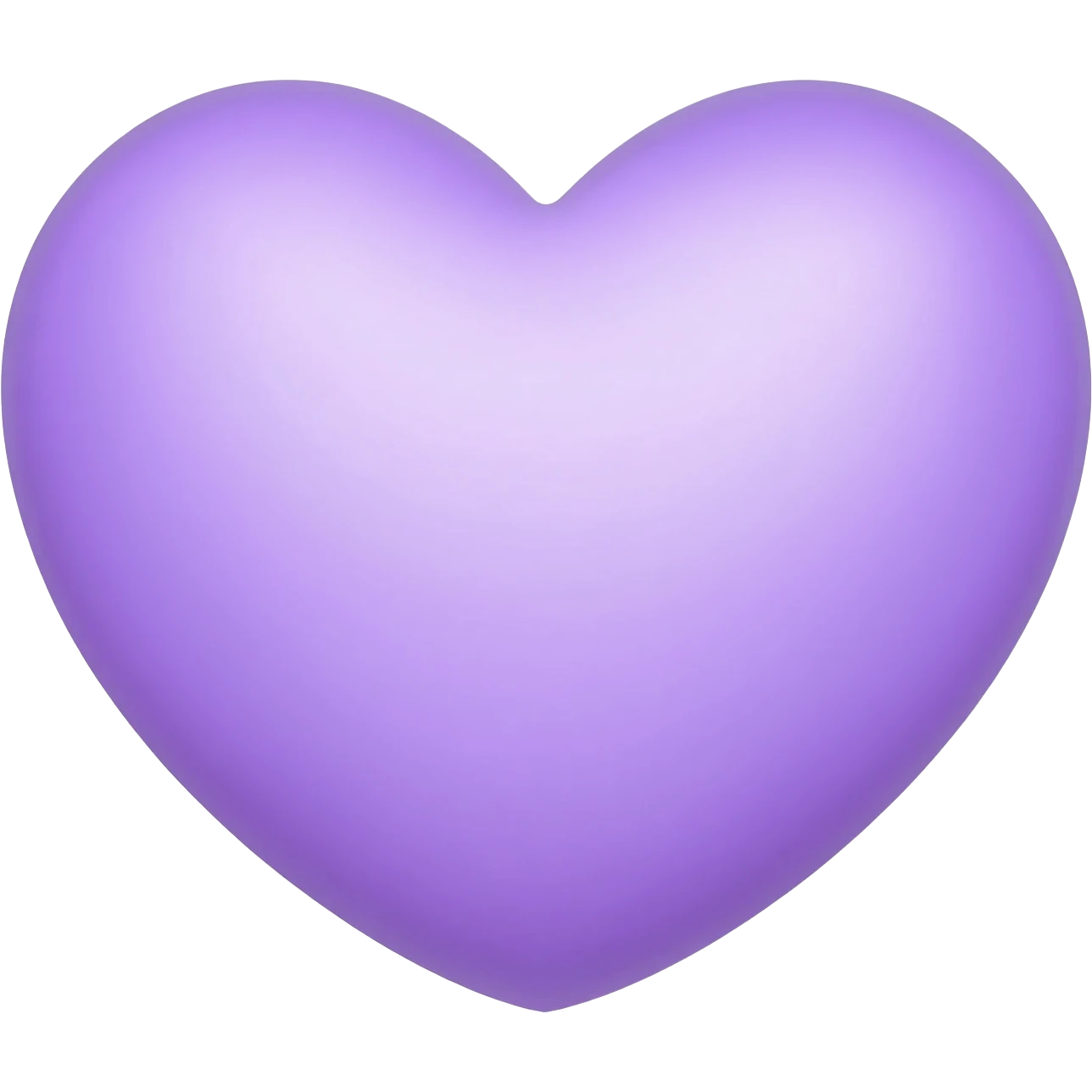 Heart moon purple emoji