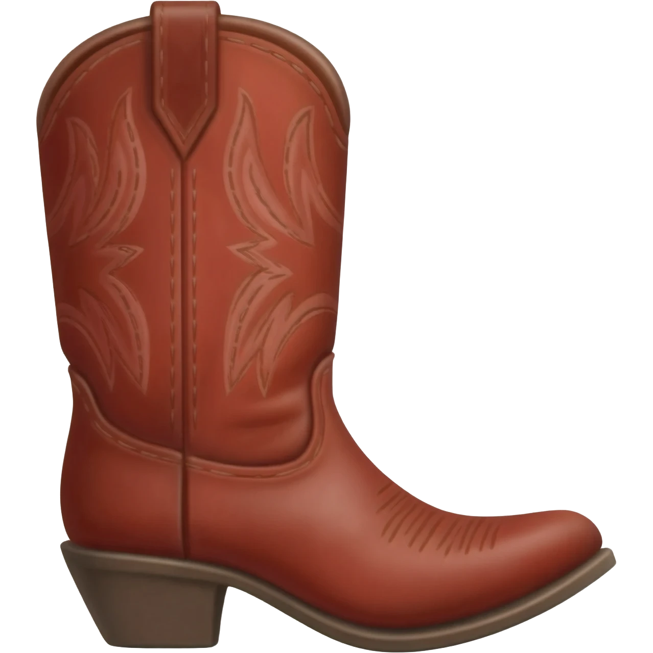 Red Cowboy boot emoji