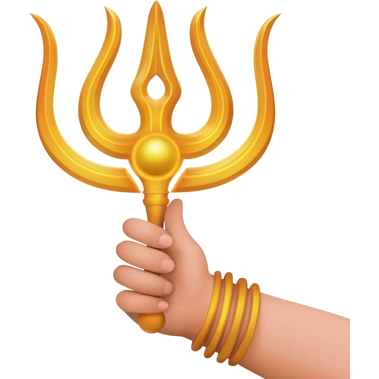 Sudarsan chakra in hand emoji emoji