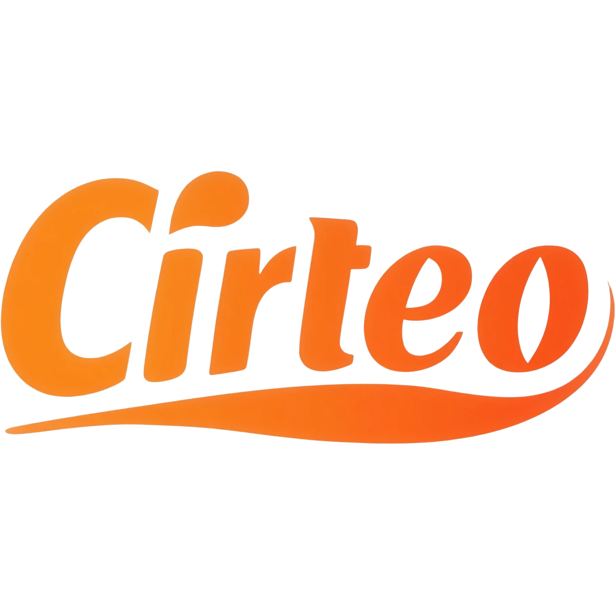 Emoji of Criteo in Orange colour with white background emoji