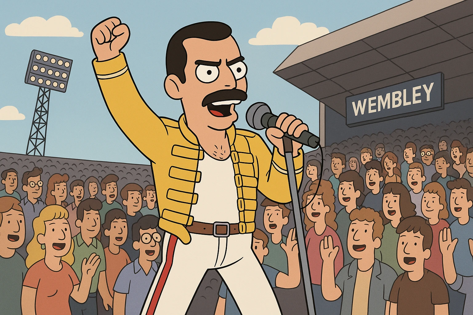 people lots of people Queen at Wembley  emoji