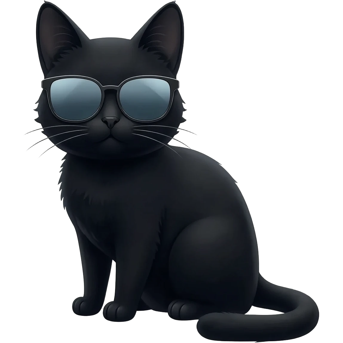 Cat wearing sunglasses emoji