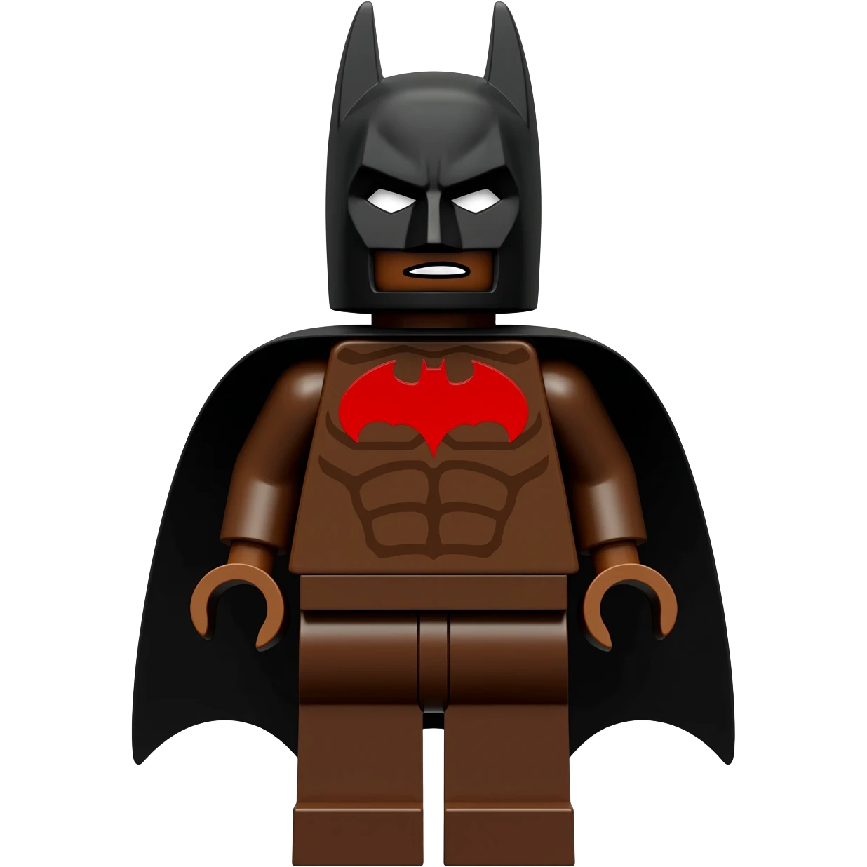 Je veux que sa couleur dé peau soit bronze chocolat  un Batman lego emoji