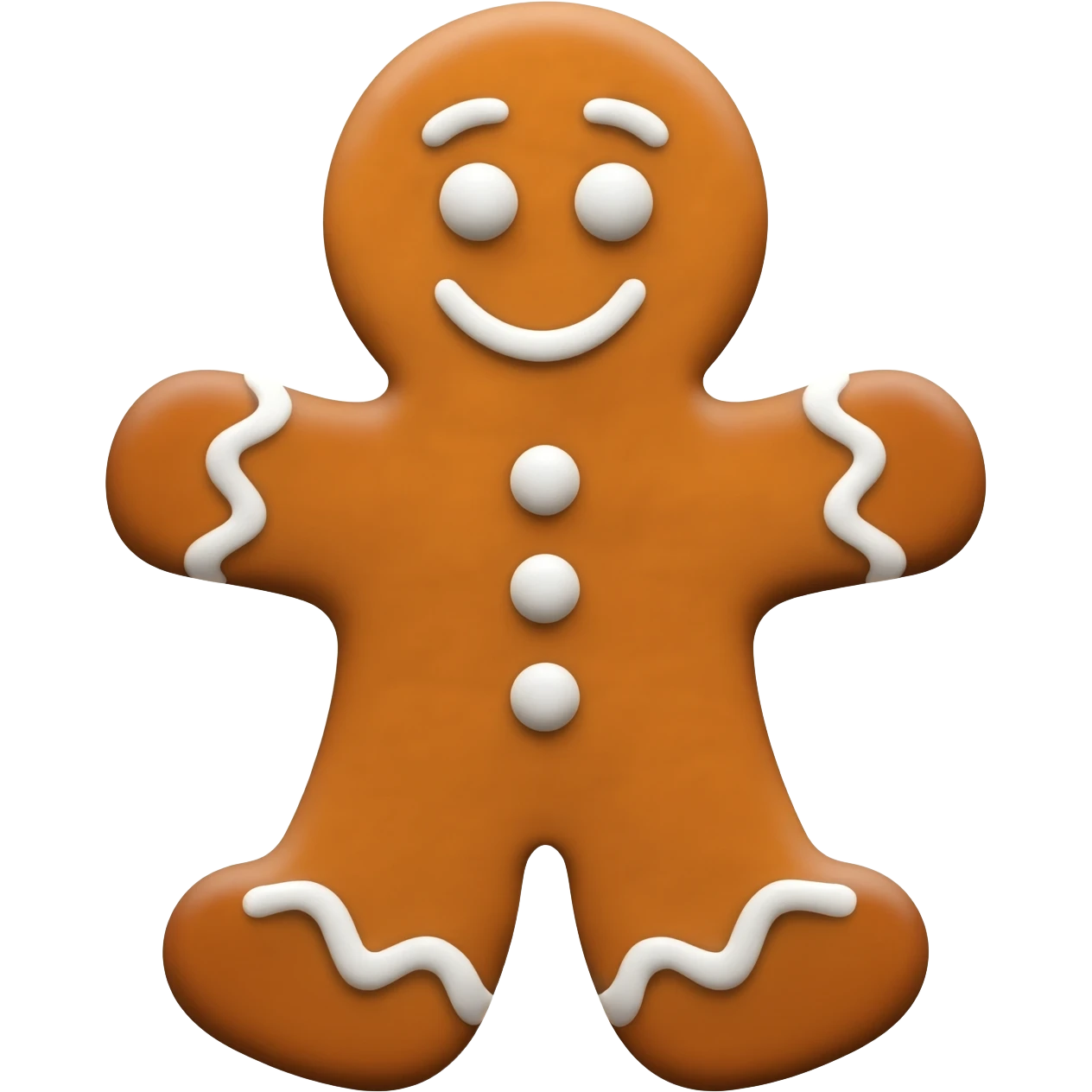 gingerbread man emoji