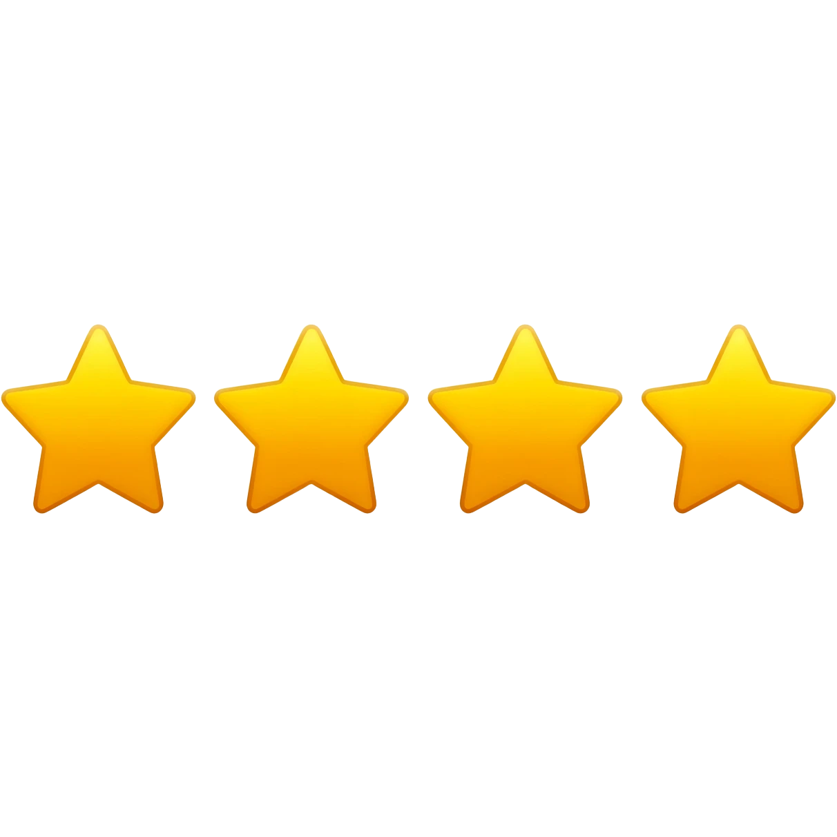 4.5 stars emoji