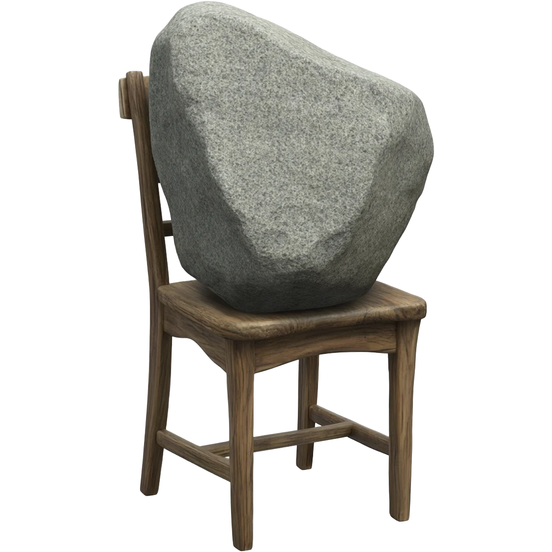 big rock on a chair emoji
