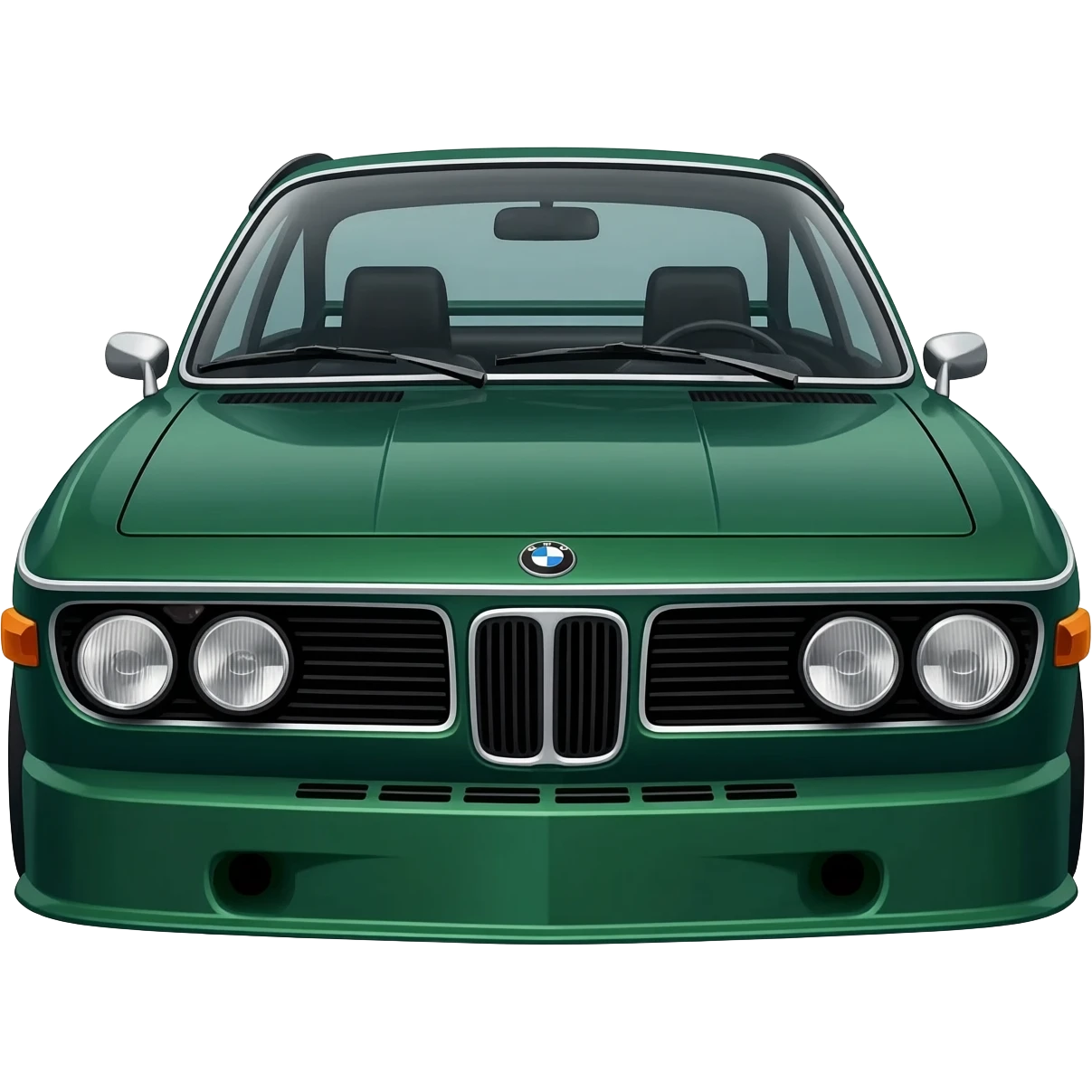 Bmw csl green front emoji