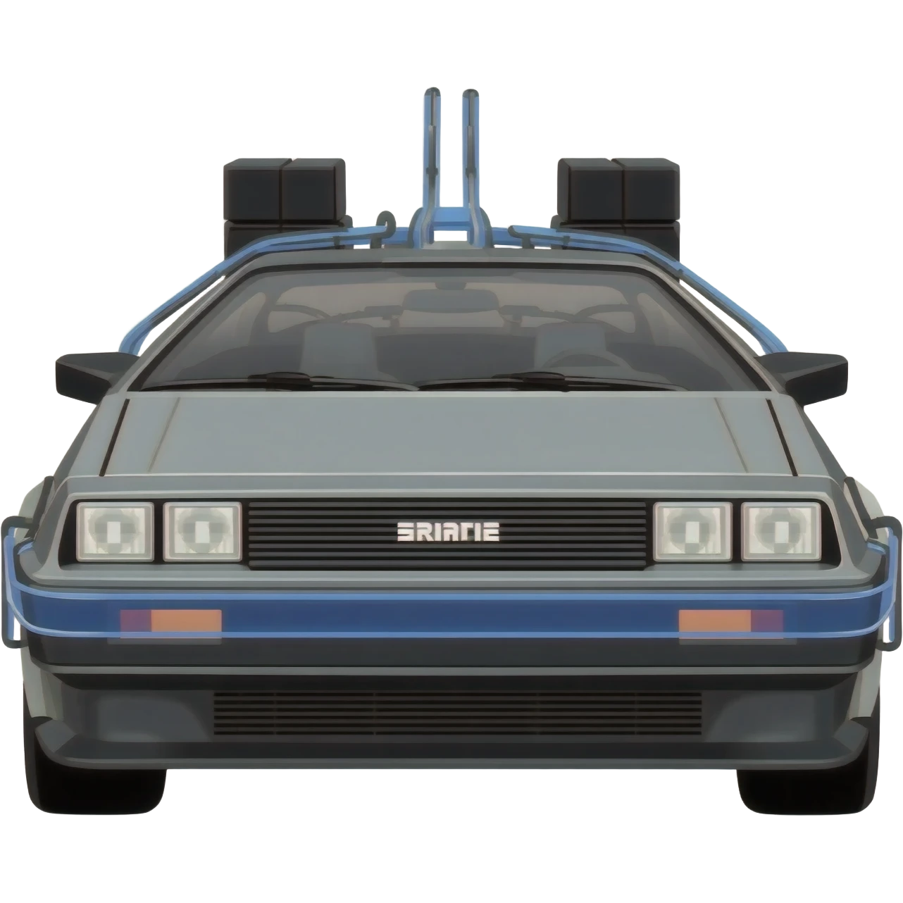 DeLorean Time Machine from Back to the Future emoji