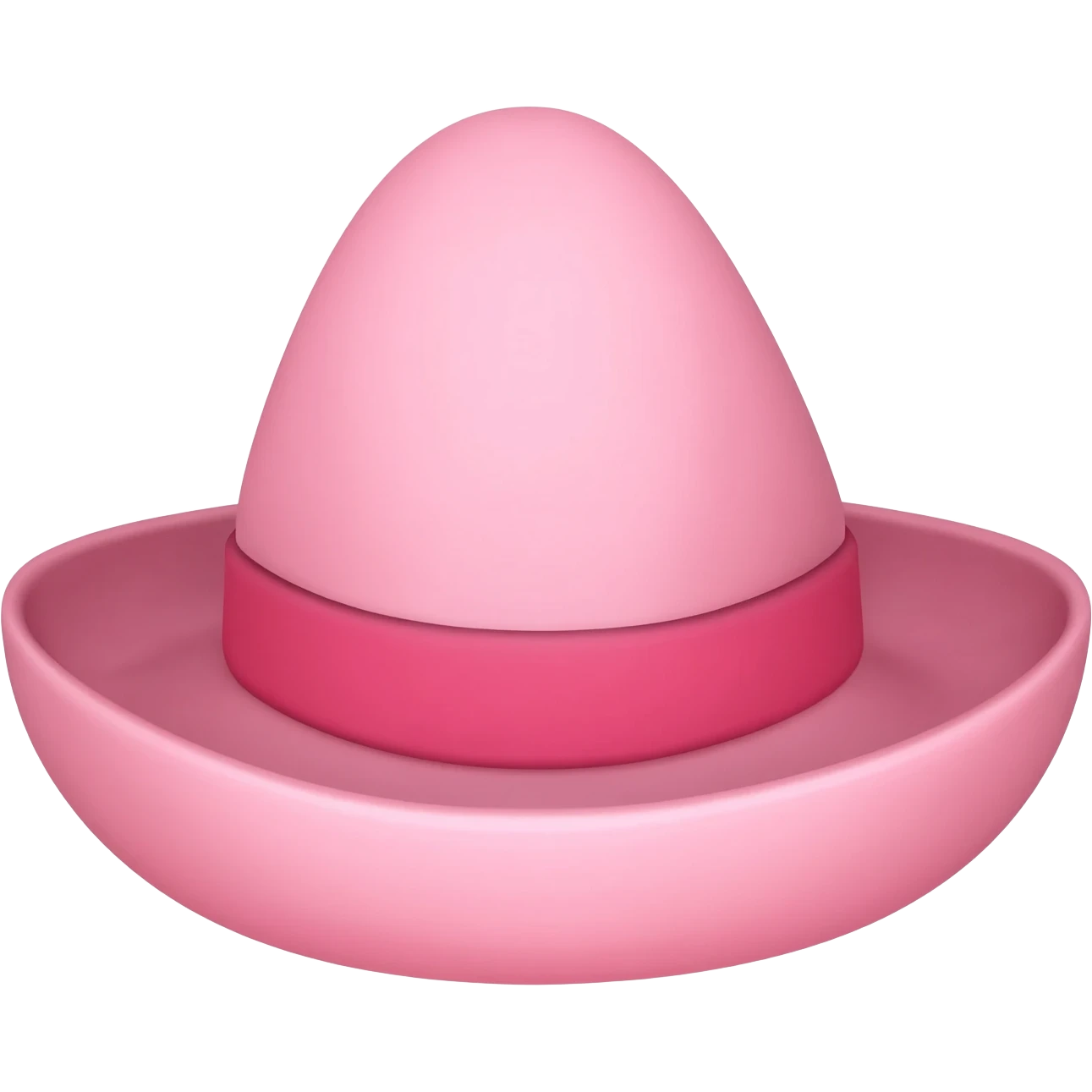 Pink sombrero emoji