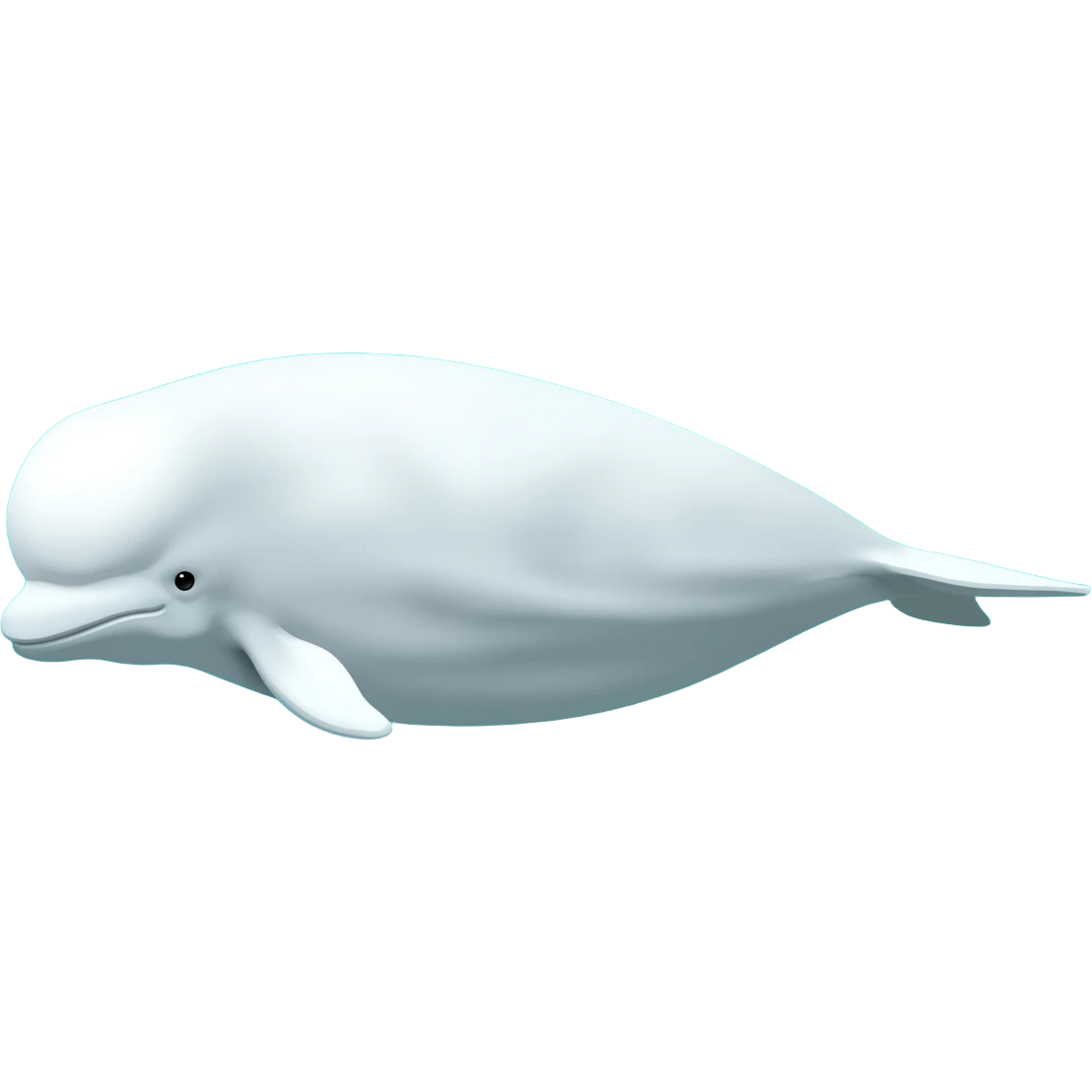 Beluga whale emoji