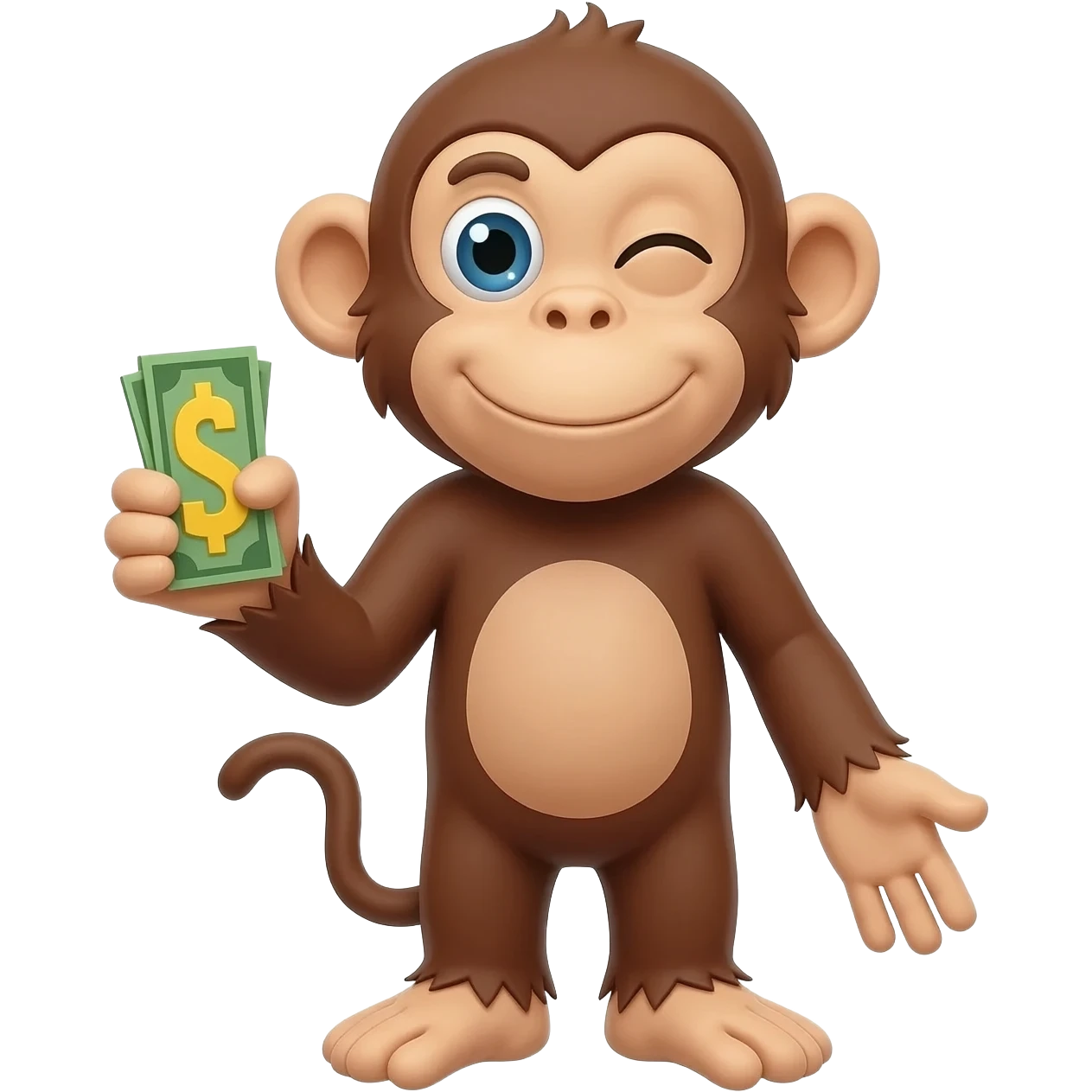 The 🙈🙊🙉replace the monkey hand with money emoji