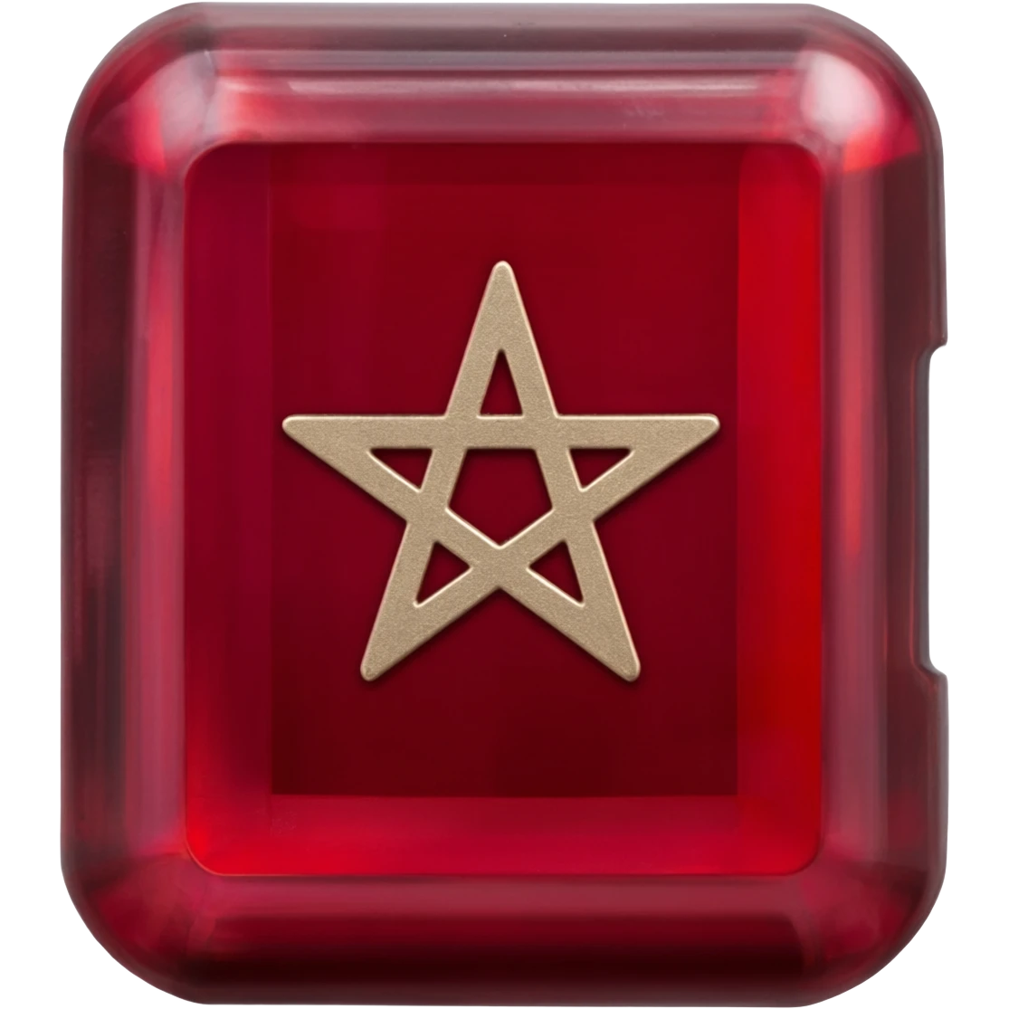 make a military case in the but made with ruby emoji