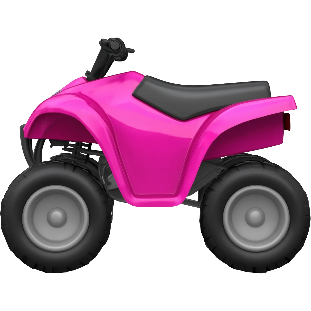 Four wheeler pink emoji