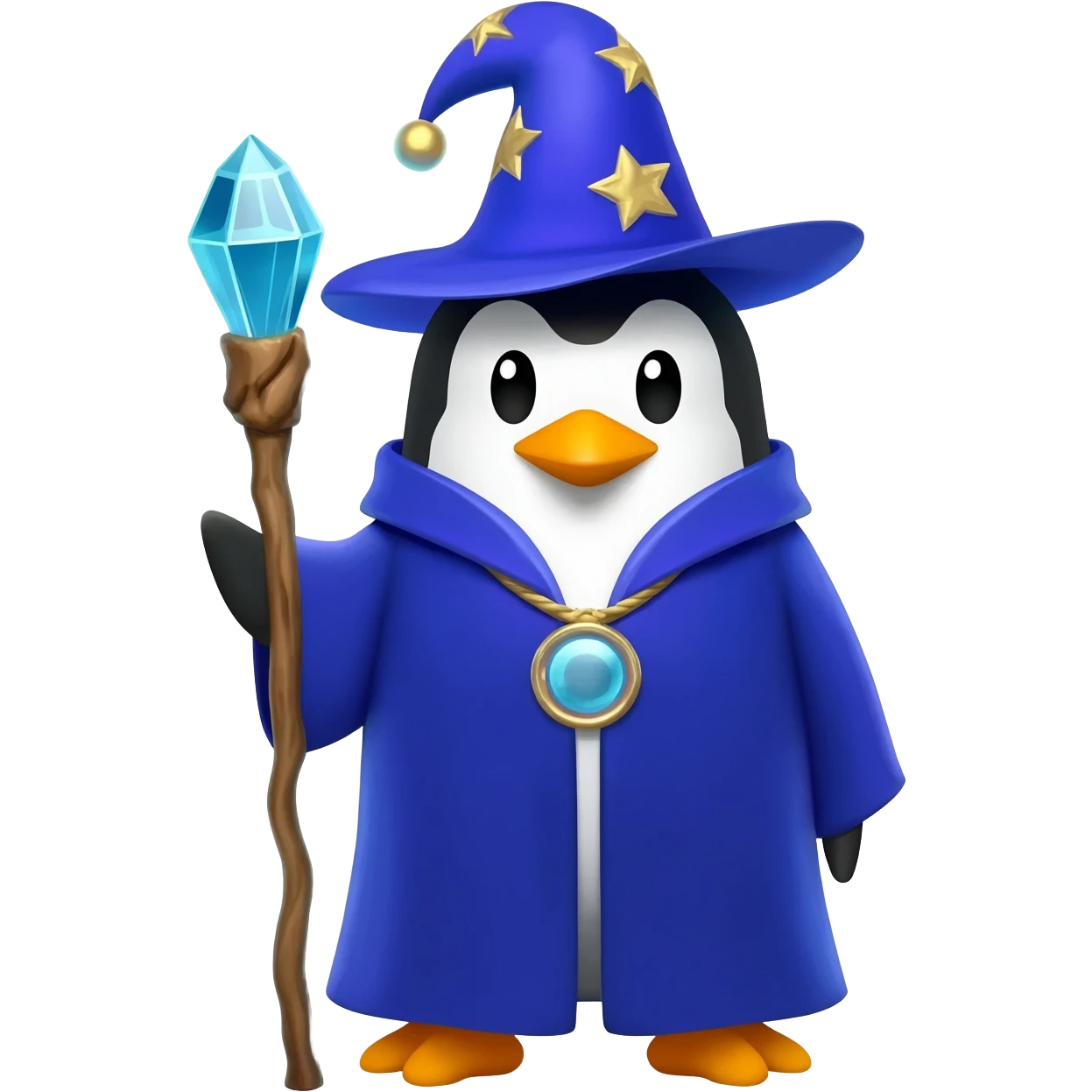 Penguin Wizard emoji