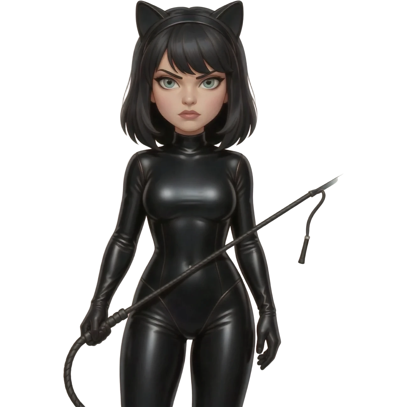 domme with a whip emoji