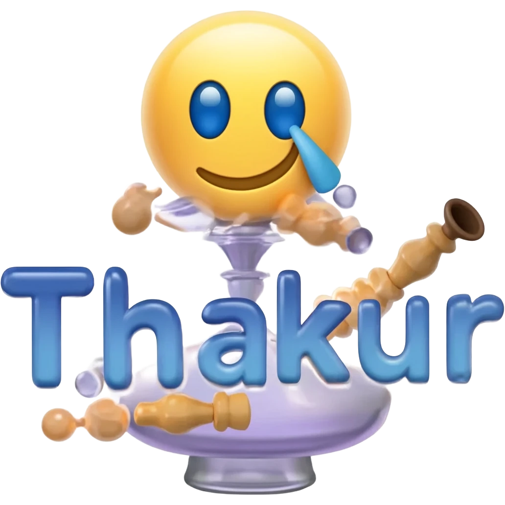 Hookah Thakur text emoji emoji emoji