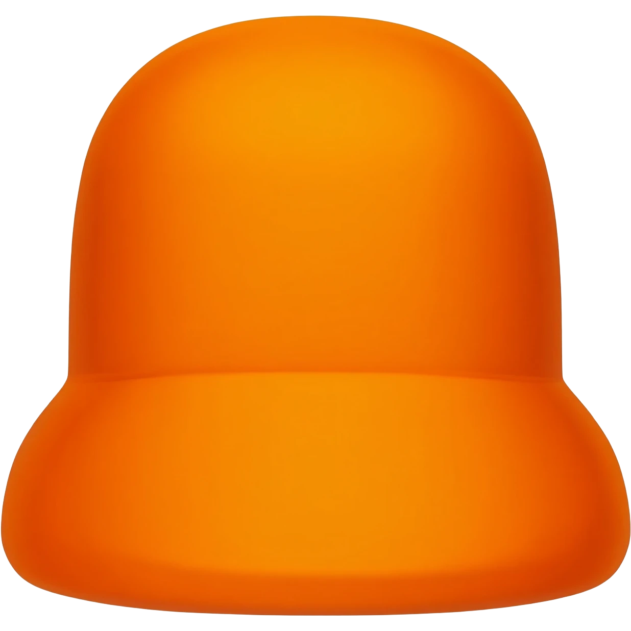 Orange cap is ⌛ emoji