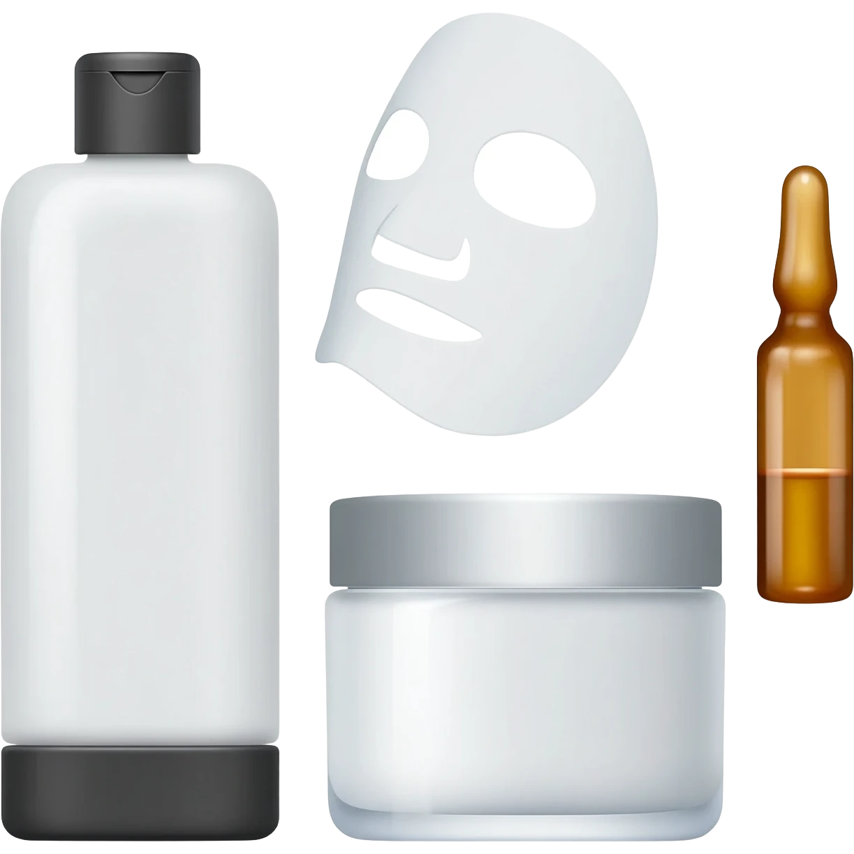 Skin care products emoji